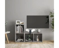 TV staliukas Televizoriaus spintelės, 2vnt., betono, 72x35x36,5cm, mediena