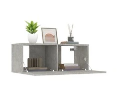 TV staliukas Televizoriaus spintelės, 2vnt., betono, 80x30x30cm, mediena