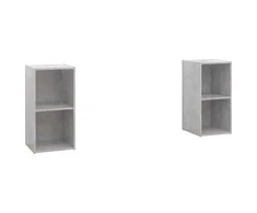 TV staliukas Televizoriaus spintelės, 2vnt., betono, 72x35x36,5cm, mediena
