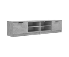 TV staliukas Televizoriaus spintelės, 2vnt., pilkos, 80x35x36,5cm, mediena