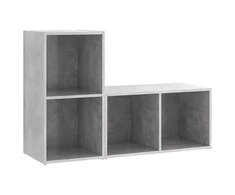 TV staliukas Televizoriaus spintelės, 2vnt., betono, 72x35x36,5cm, mediena