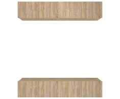 TV staliukas Televizoriaus spintelės, 4vnt., ąžuolo, 80x30x30cm, mediena