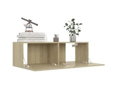 TV staliukas Televizoriaus spintelės, 4vnt., ąžuolo, 100x30x30cm, mediena