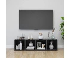 TV staliukas Televizoriaus spintelės, 4vnt., pilkos, 37x35x37cm, MDP