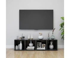 TV staliukas Televizoriaus spintelės, 4vnt., pilkos, 37x35x37cm, MDP