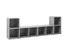TV staliukas Televizoriaus spintelės, 4vnt., betono, 72x35x36,5cm, mediena
