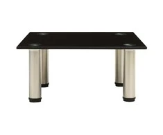 TV staliukas Televizoriaus staliukas, juodas, 40x35x17cm, grūdintas stiklas