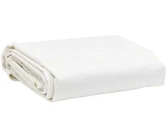 Tentas, baltos spalvos, 1,5x2m, 650g/m²