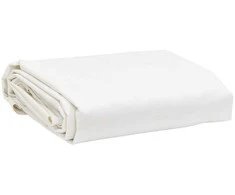 Tentas, baltos spalvos, 2,6m skersmens, 650g/m²