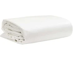 Tentas, baltos spalvos, 4x5m, 650g/m²
