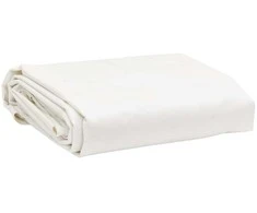 Tentas, baltos spalvos, 5x7m, 650g/m²
