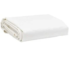 Tentas, baltos spalvos, 5x8m, 650g/m²