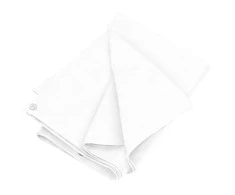 Tentas, baltos spalvos, 6x10m, 180g/m², HDPE