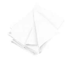 Tentas, baltos spalvos, 6x12m, 180g/m², HDPE