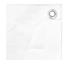 Tentas, baltos spalvos, 6x6m, 260g/m², HDPE