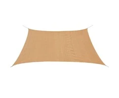 Tentas, HDPE, Kvadratinis, 3,6 x 3,6 m, Smėlio Spalvos