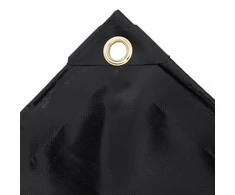 Tentas, juodos spalvos, 5x6m, 650g/m²