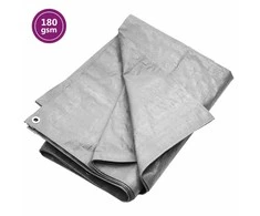 Tentas, pilkos spalvos, 3x4m, 180g/m²