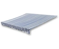 Markizės viršus, mėlyna ir balta, 3x2,5m (rėmas nepridedamas)