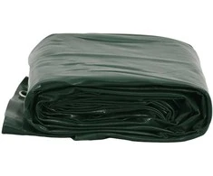 Tentas, žalios spalvos, 1x2,5m, 650g/m²