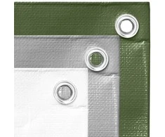 Tentas, žalios spalvos, 3x3m, 260g/m², HDPE