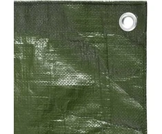 Tentas, žalios spalvos, 4x4m, 180g/m², HDPE