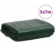 Tentas, žalios spalvos, 5x7m, 650g/m²
