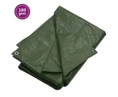 Tentas, žalios spalvos, 6x12m, 180g/m²