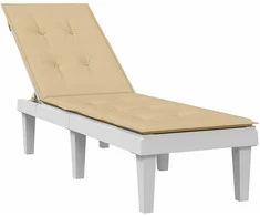 Terasos kėdės pagalvėlė, smėlio, (75+105)x50x3cm, audinys