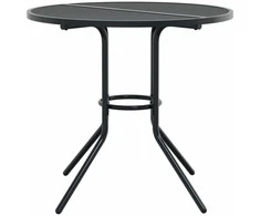 Terasos staliukas, antracito spalvos, 80x72,5cm, plienas