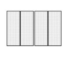 Tinkleliai nuo vabzdžių durims, 2vnt., juodi, 230x160cm