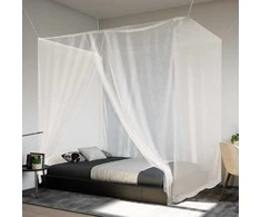 Tinklelis nuo uodų, baltas, 220x150x180cm, 156 tinklo