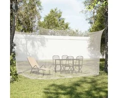 Lauko tinklelis nuo uodų, 220 tinklo, baltas, 300x300x250 cm