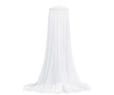 Tinklelis nuo uodų lovai, baltas, 56x56x220cm, 220 tinklas
