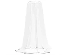 Tinklelis nuo uodų skėčiui, baltas, Φ300x230cm, 220 tinklas