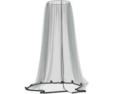 Tinklelis nuo uodų skėčiui, juodas, Φ300x230cm, 220 tinklas