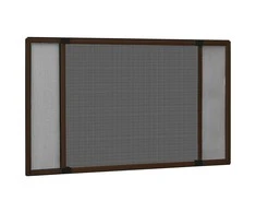 Tinklelis nuo vabzdžių langams, rudas, (75-143)x50cm