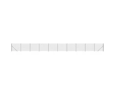 Tinklinė tvora su flanšais, antracito spalvos, 2,2x25m