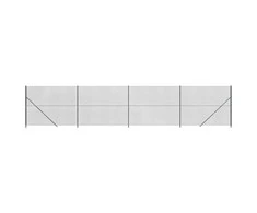 Tinklinė tvora su flanšais, antracito spalvos, 1,4x10m