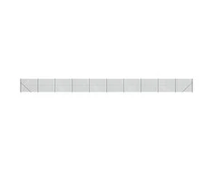 Tinklinė tvora su flanšais, antracito spalvos, 1,6x25m