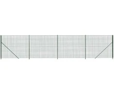 Tinklinė tvora su flanšais, žalios spalvos, 2,2x10m