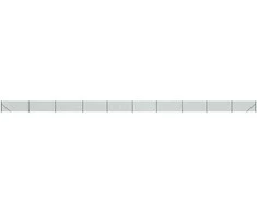 Tinklinė tvora su flanšais, žalios spalvos, 1,1x25m