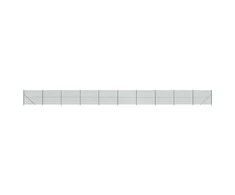 Tinklinė tvora su flanšais, žalios spalvos, 1,8x25m