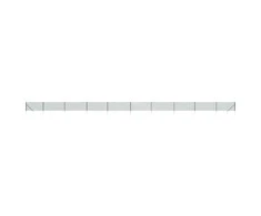 Tinklinė tvora su smaigais, žalios spalvos, 0,8x25m