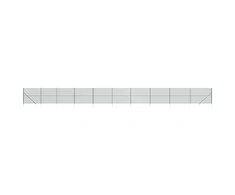 Tinklinė tvora su smaigais, žalios spalvos, 1,4x25m