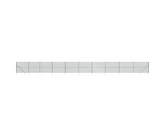 Tinklinė tvora su smaigais, žalios spalvos, 1,6x25m