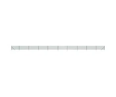 Tinklinė tvora su smaigais, žalios spalvos, 1,1x25m