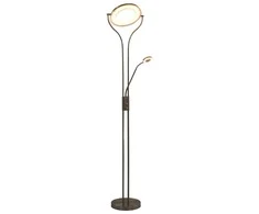 Pakabinamas šviestuvas Toršeras, sidabrinės spalvos, 180cm, 18W, reguliuojamo ryškumo
