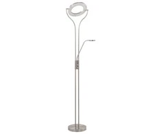 Pakabinamas šviestuvas Toršeras, sidabrinės spalvos, 180cm, 18W, reguliuojamo ryškumo