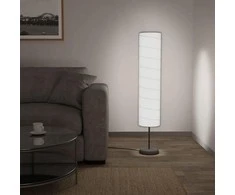 Pakabinamas šviestuvas Toršeras su stovu, baltos spalvos, 121cm, E27